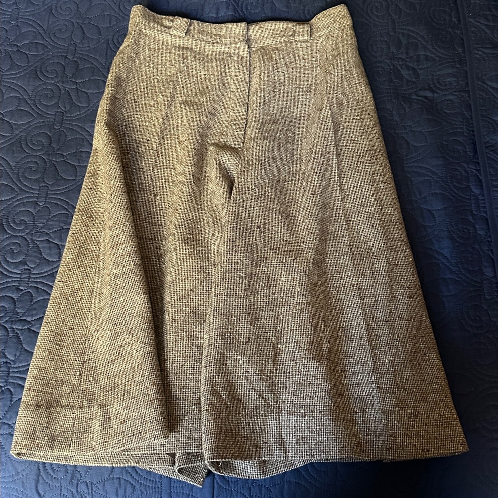 Chic Tan A-Line Women's Skirt